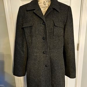 SEVENTH AVENUE wool blend 3/4 length coat VERY STYLISH